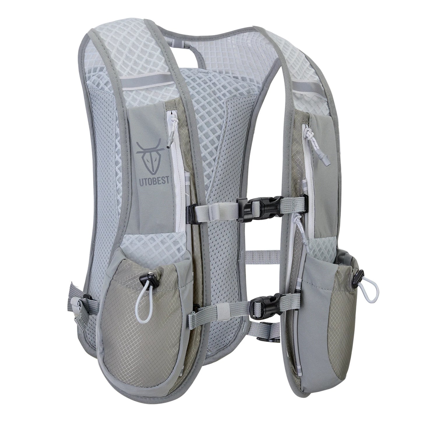 UTOBEST Trail Running Backpack 5L Ultra Lightweight Hydration Vest Breathable Functional Pack for Marathon Cycling Hiking