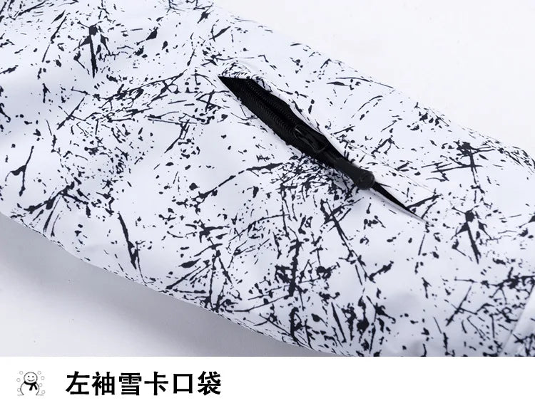 -30 Degrees Winter Thermal Warm Ski Jacket Women Waterproof Windproof Snowboard Coat Snow Costumes Female Skiing Suit 10 Colors