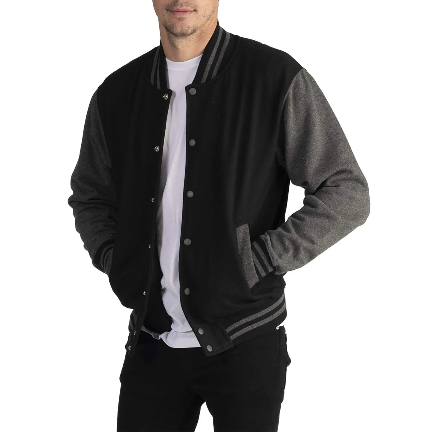 2025 New Fashion Loose American Trendy Brand Baseball Jersey Fashion Bomber Baseball Jacket Men's Casual Plus Size Jacket M-4XL