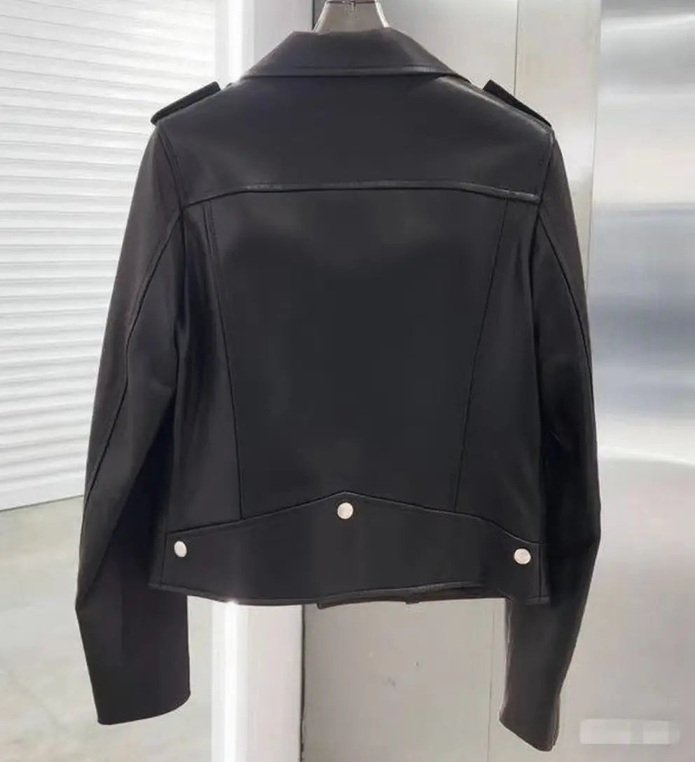 Men's PU Motorcycle Leather Jacket Thickened Autumn New Style Casual Versatile Slim Fit Large Size Men's Leather Jacket