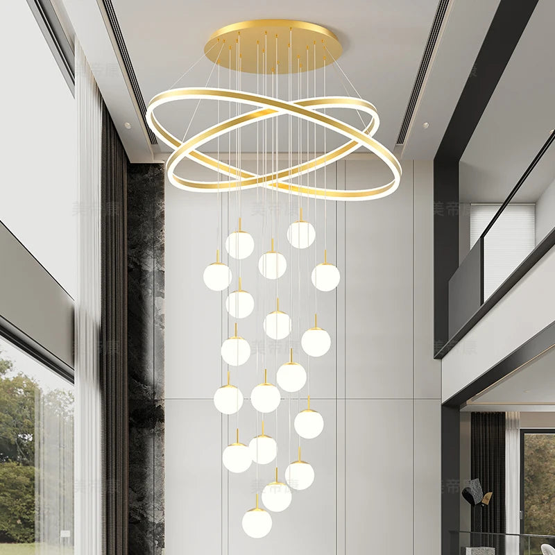 Home decoration - Hall chandelier, Dining room chandelier - Staircase chandelier, Indoor lighting equipment, Ceiling lights, Ele
