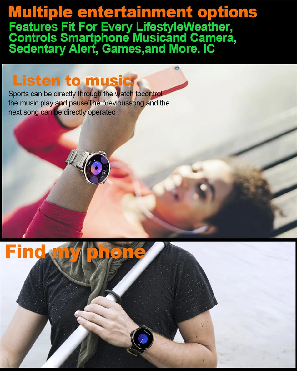 2026 New Men GPS Track Smart Watch 1.85 Inch Ultra HD AMOLED Screen 710 Mah Battery Bluetooth Call Smartwatch For Android IOS