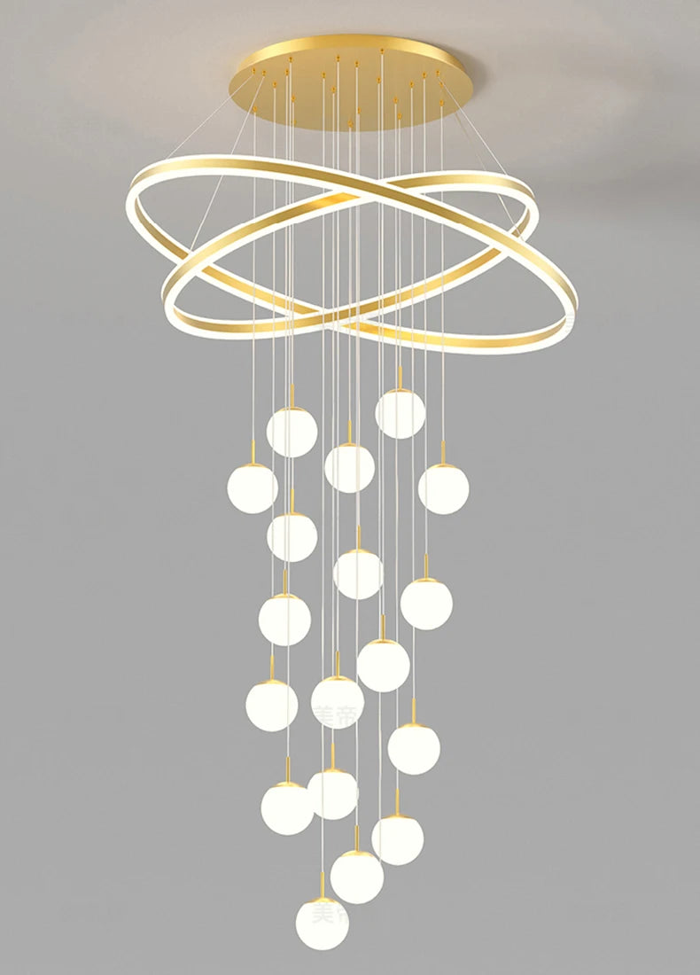 Home decoration - Hall chandelier, Dining room chandelier - Staircase chandelier, Indoor lighting equipment, Ceiling lights, Ele