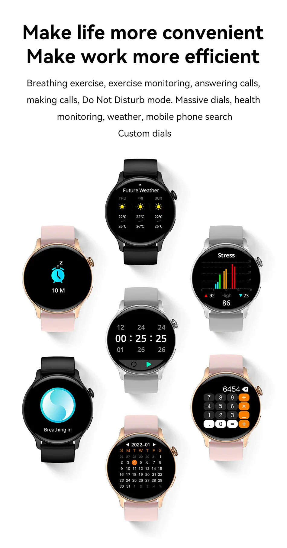 2025 NFC Smart Watch Amoled HD GPS Track Sports Heart Rate Bluetooth Call Waterproof Ladies Women Smartwatch For Women's Gift