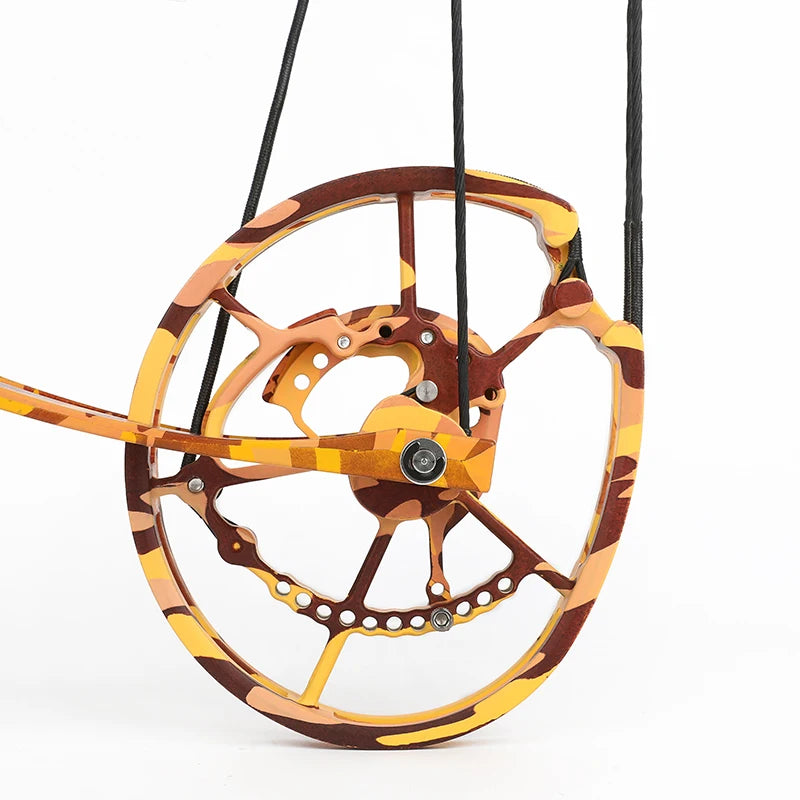 30-60lbs Compound Bow Shooting Steel Ball 420fps Dual Purpose Bow Archery Arrow 80% Let off for Right Hand Car Hunting Bow