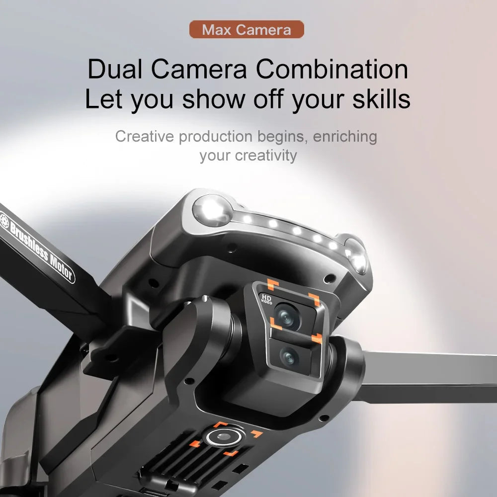 Original V198MAX GPS Drone 8K Professional Camera Aerial FPV Brush Laser Obstacle with Large Screen Remote Control Folding Dron