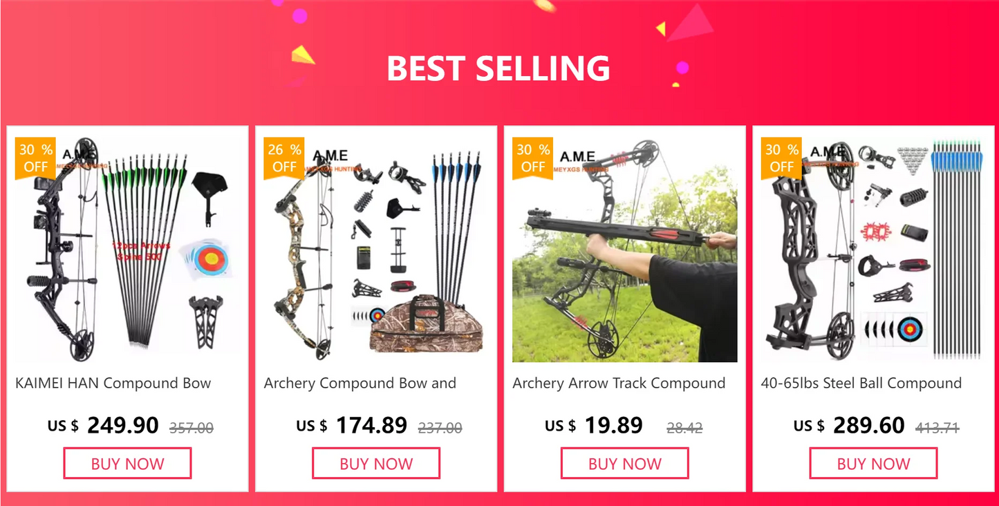 30-60lbs Compound Bow Shooting Steel Ball 420fps Dual Purpose Bow Archery Arrow 80% Let off for Right Hand Car Hunting Bow