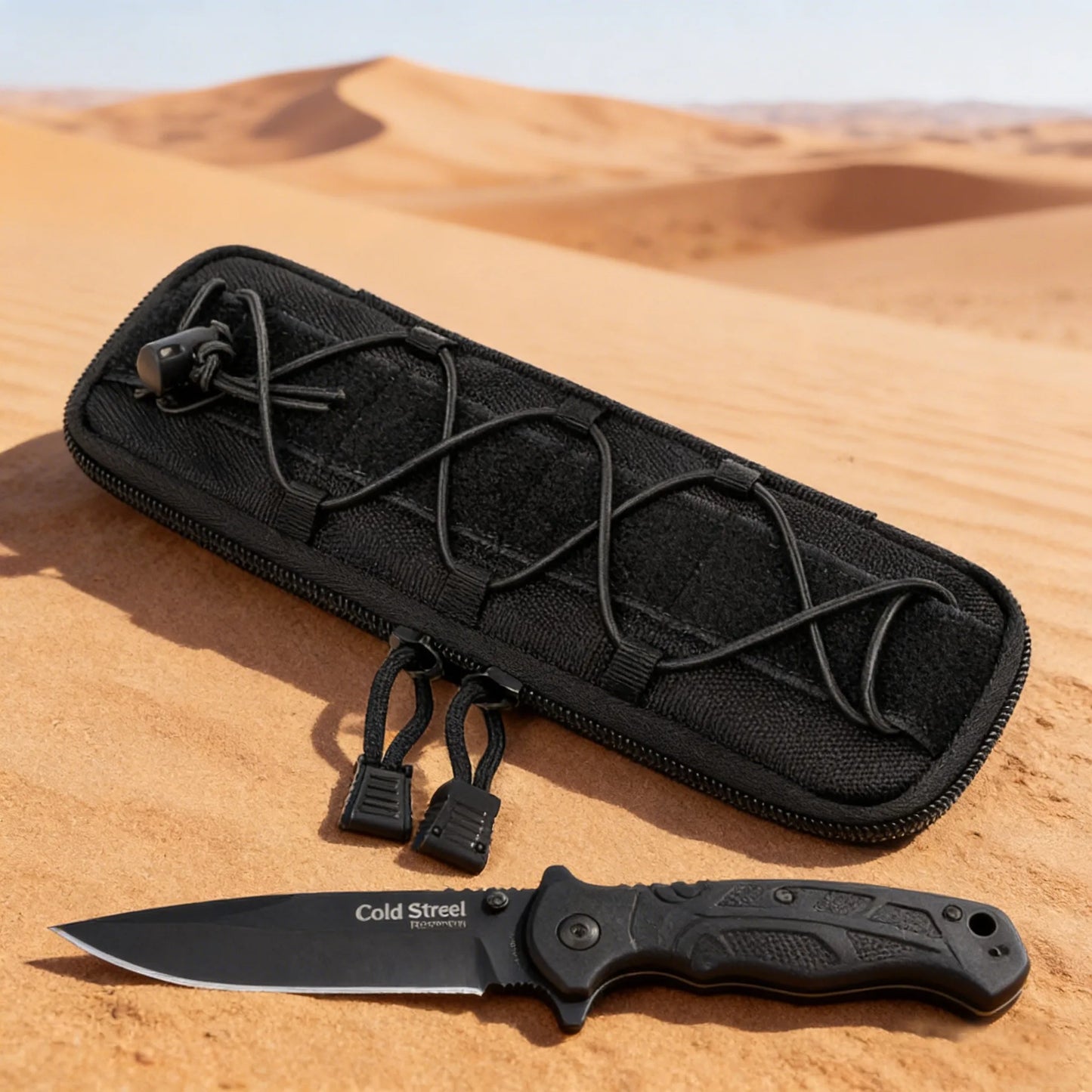 Tactical Molle Knife Pouch EDC Tool Knives Holder Hunting Accessories Outdoor Sports Hiking Camping Hunting Flashlight Holster