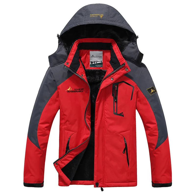 Winter Ski Suit Men Snowboard Fleece Jacket Pants Thicken Warm Waterproof Windproof Skiing And Snowboarding Sets Snow Suits Male