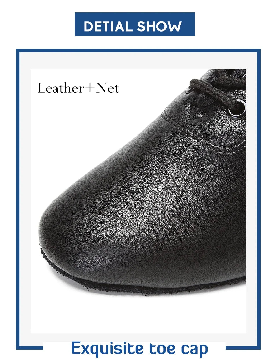 Latin Dance Shoes Men Modern Tango Salsa Leather Ballroom Shoes Square Heels Adults Children Boys Party Dance Shoes sport