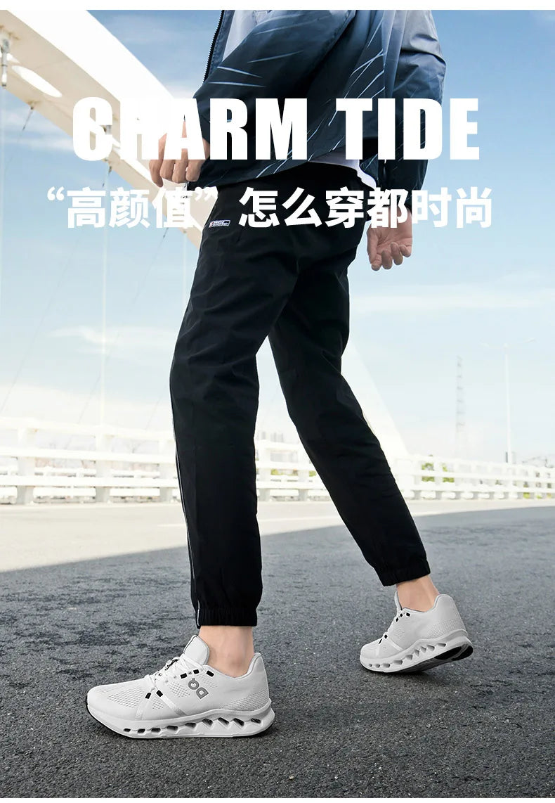 Men Casual Sports Running Shoes Marathon Air Cushion Breathable Lightweight Men Comfortable Athletic Nonskid Sneakers Outdoor