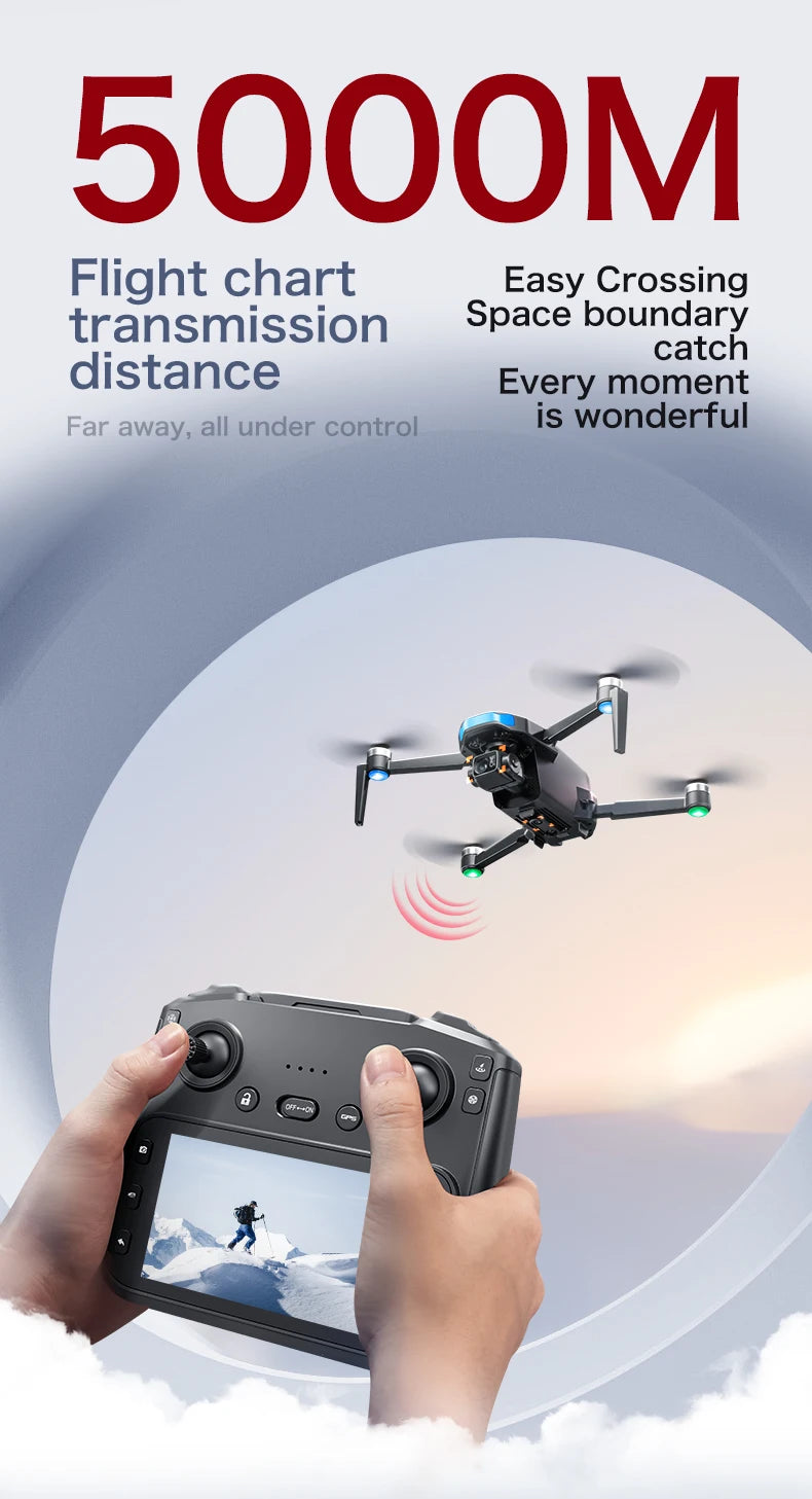 Original S-X1 Drone 4K Aerial Photography Wide Angle Dual Camera WIFI FPV Professional With Brushless RC Foldable Quadcopter Toy