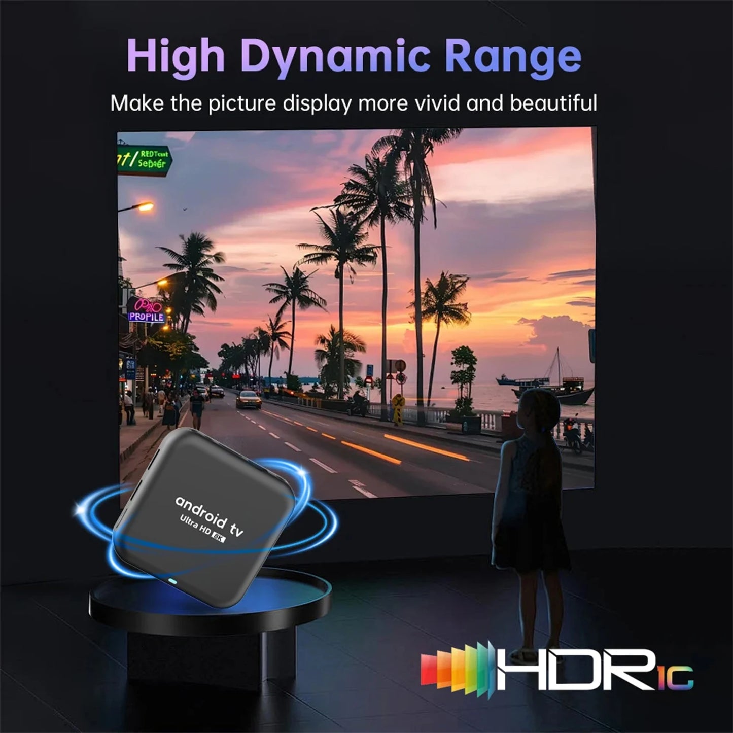 Smart TV Box 2026 Android 16 Q18 RK3518 Dual Wifi 5G Wifi6 Google Assistant 8K Video BT6.0 Netflix 8GB 128GB 256GB Media Player