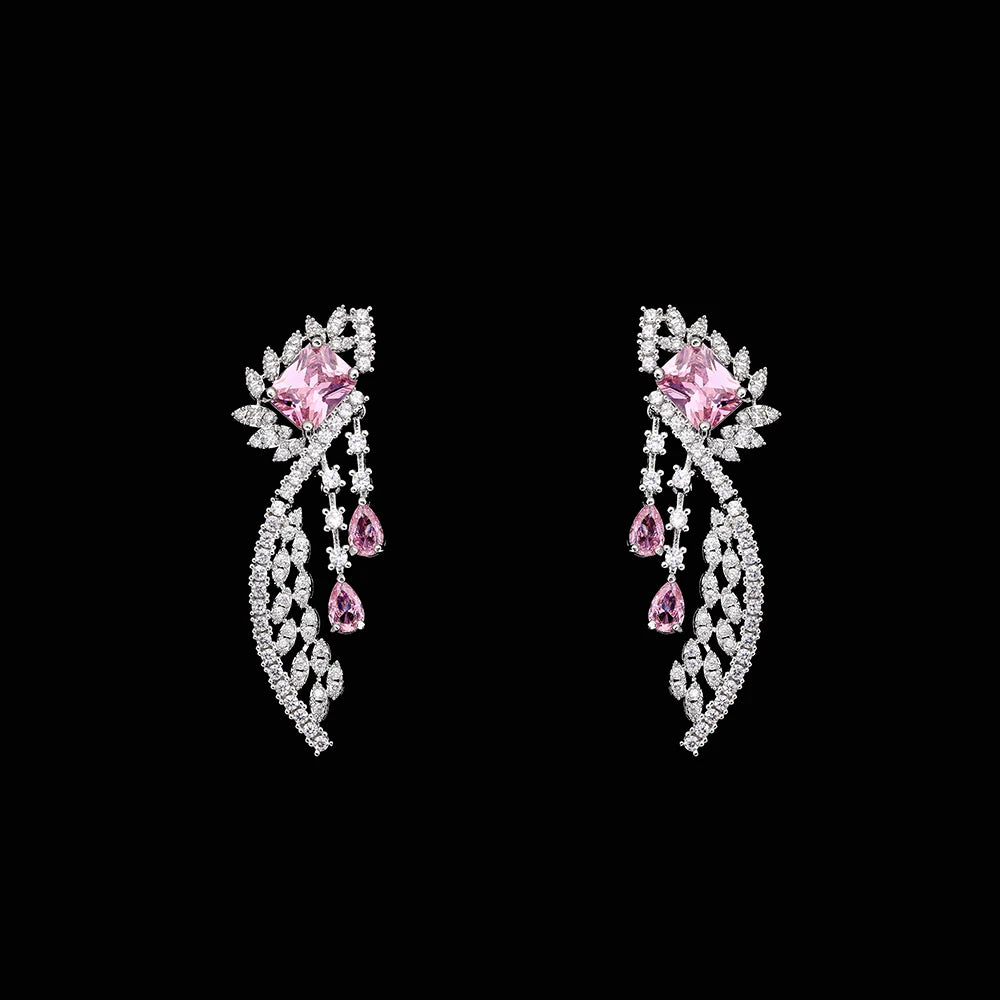 2025 New 4-piece Bridal Wedding Jewelry Set, Cubic Zirconia Women's Wedding Party Wedding Accessories Dubai, Saudi Arabia