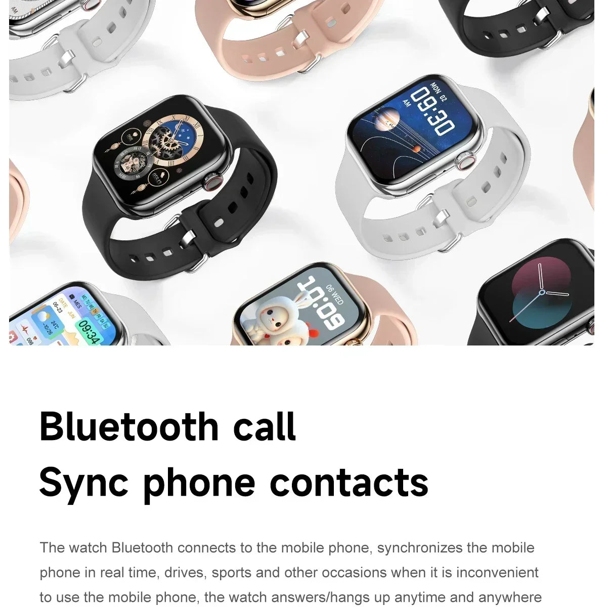 New Watch 10 Smart Watch Men Body Temperature BT Call NFC Always on Display GPS Sport Watches Women Smartwatch For Apple Android