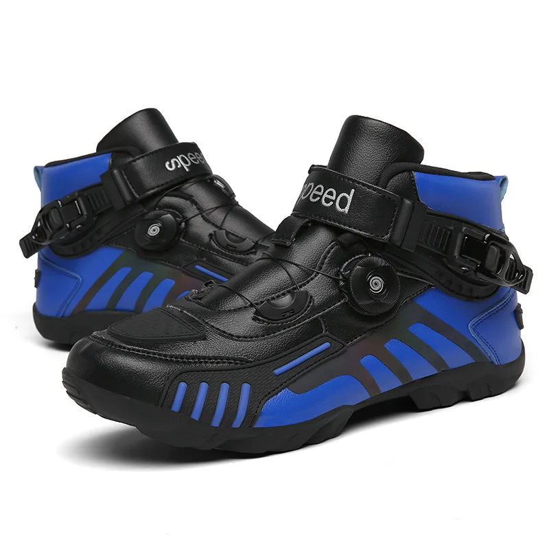 Motorcycle Boots Men Motocross Safety Protection Shoes Accessories Off-Road Racing Waterproof Anti Slip Short Boot motorcycles