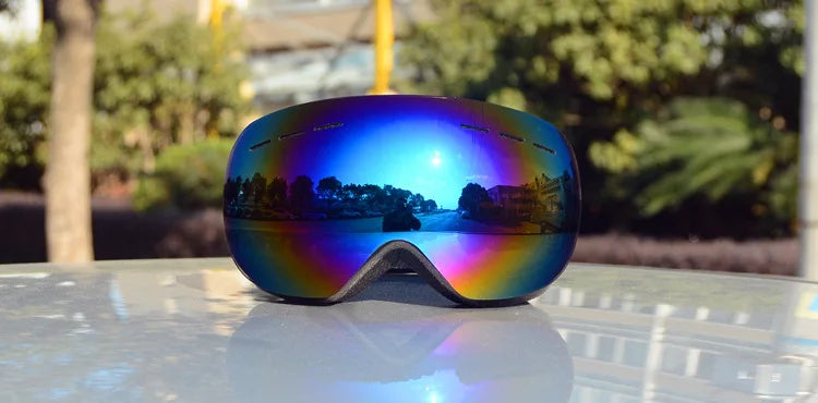 JSJM New Ski Goggles Men Women Double Layers Anti-Fog Big Ski  UV400 Glasses Protection Skiing Winter Snow Snowboard Goggles