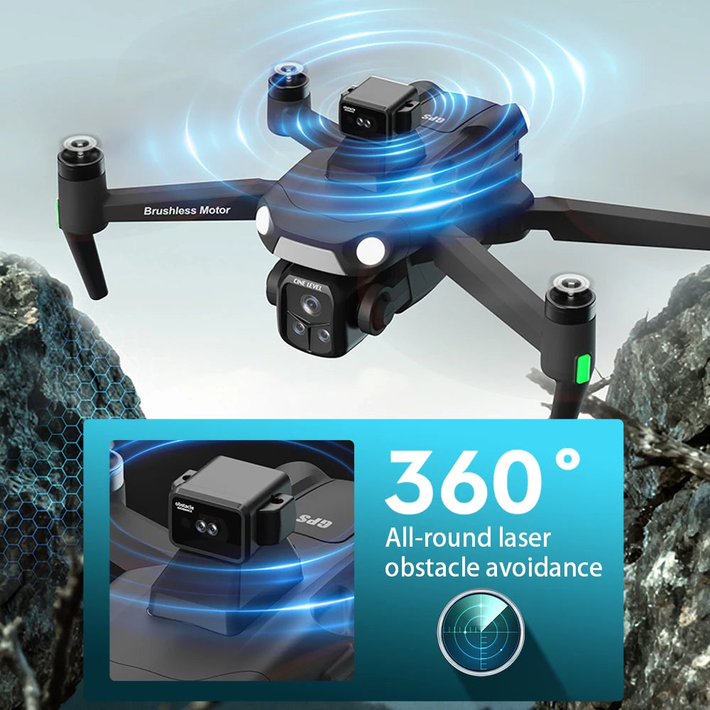 For Xiaomi A1R 3S GPS Drone 360°Laser obstacle avoidance 8K Professional HD Camera UAV WIFI Brushless Foldable Quadcopter Dron