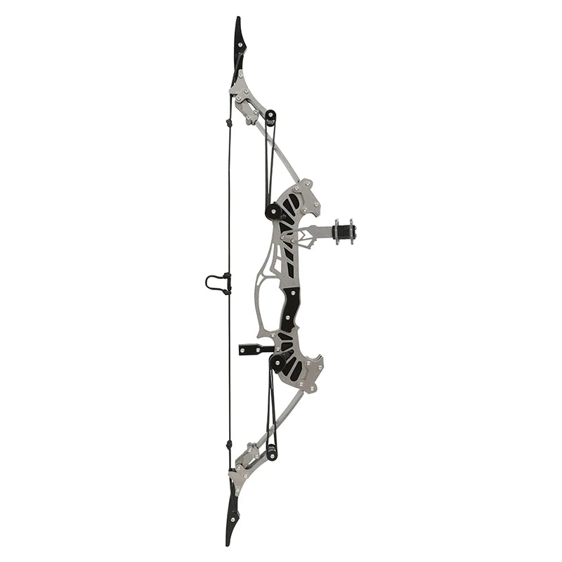 Mini Archery Compound Bow 16.4inches Stainless Steel 16lbs Range 40-50meters 4/8pcs Arrow For Hunting Shooting Accessories