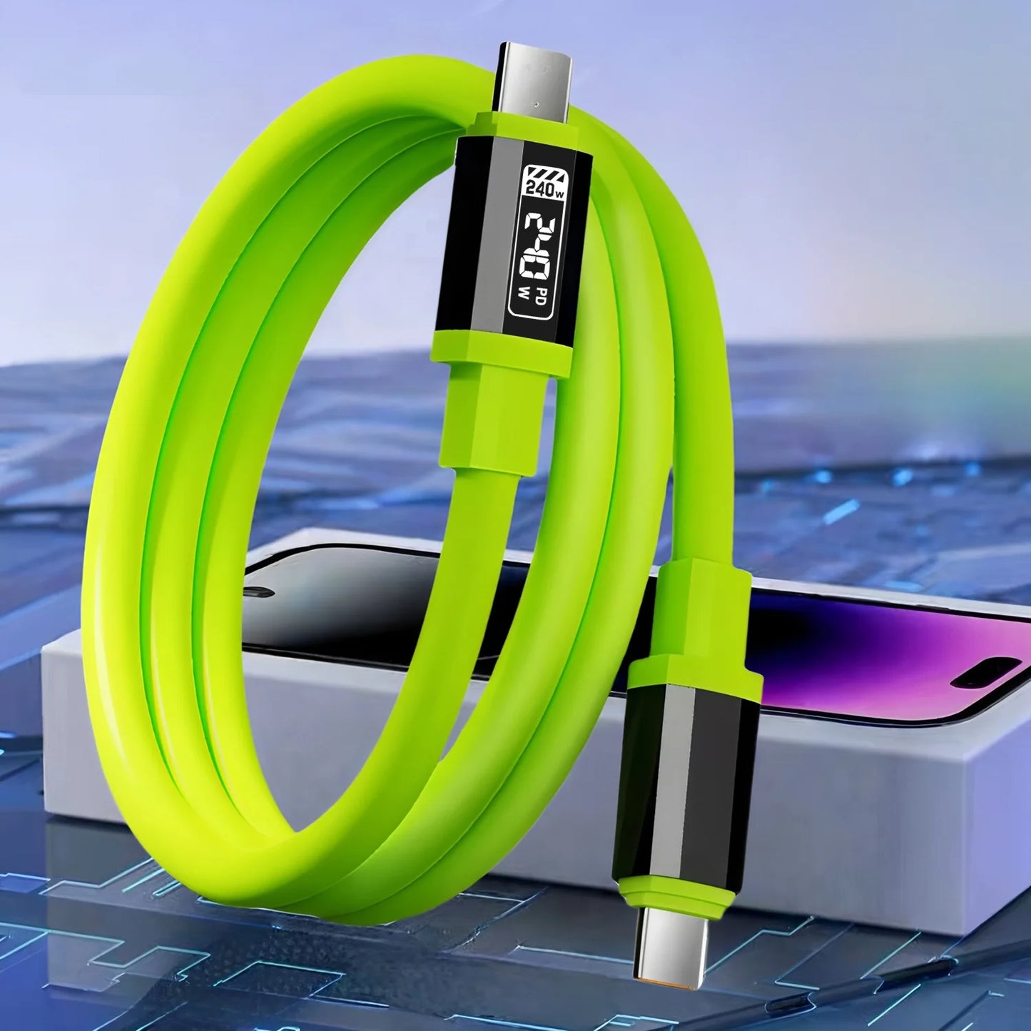 Type C Fast Charging Charger For Samsung Huawei Xiaomi Type C USB Quick Charger Cable Date Sync Nylon Braided Wire Charger Cable