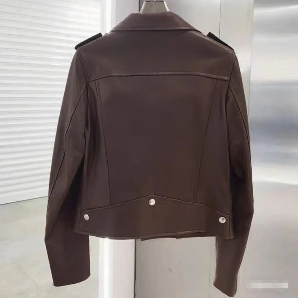 Men's PU Motorcycle Leather Jacket Thickened Autumn New Style Casual Versatile Slim Fit Large Size Men's Leather Jacket