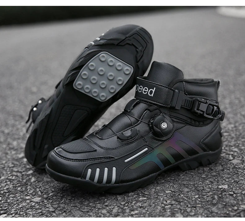 Motorcycle Boots Men Motocross Safety Protection Shoes Accessories Off-Road Racing Waterproof Anti Slip Short Boot motorcycles