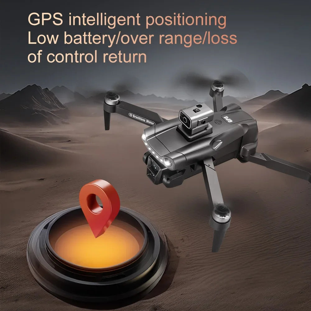 Original V198MAX GPS Return Drone 5G 8K HD Dual Camera Dron Remote With Screen Laser Obstacle Avoidance Drone RC Toys Gifts FPV