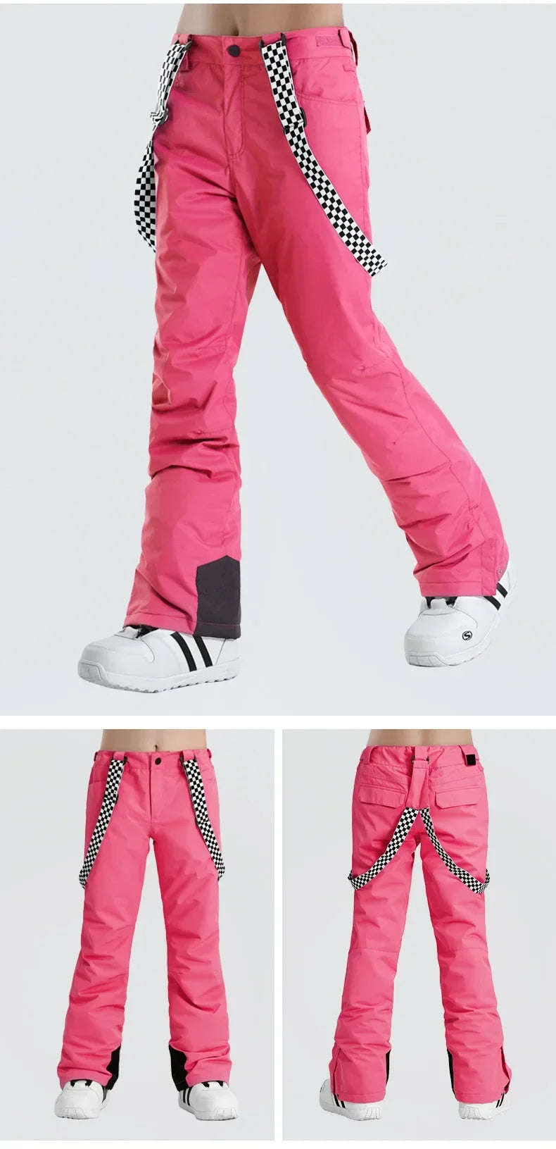 2025 Women Skiing Pants Winter Outdoor Overalls Windproof Waterproof Snow Trousers Adult Warm Ski Pants Snowboard Sport Clothing