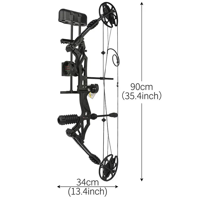 KAIMEI HAN Archery 30-60 Lbs Compound Bow and Arrow Set 320fps 80% Let Off for Right Hand Hunting Target Shooting Aim
