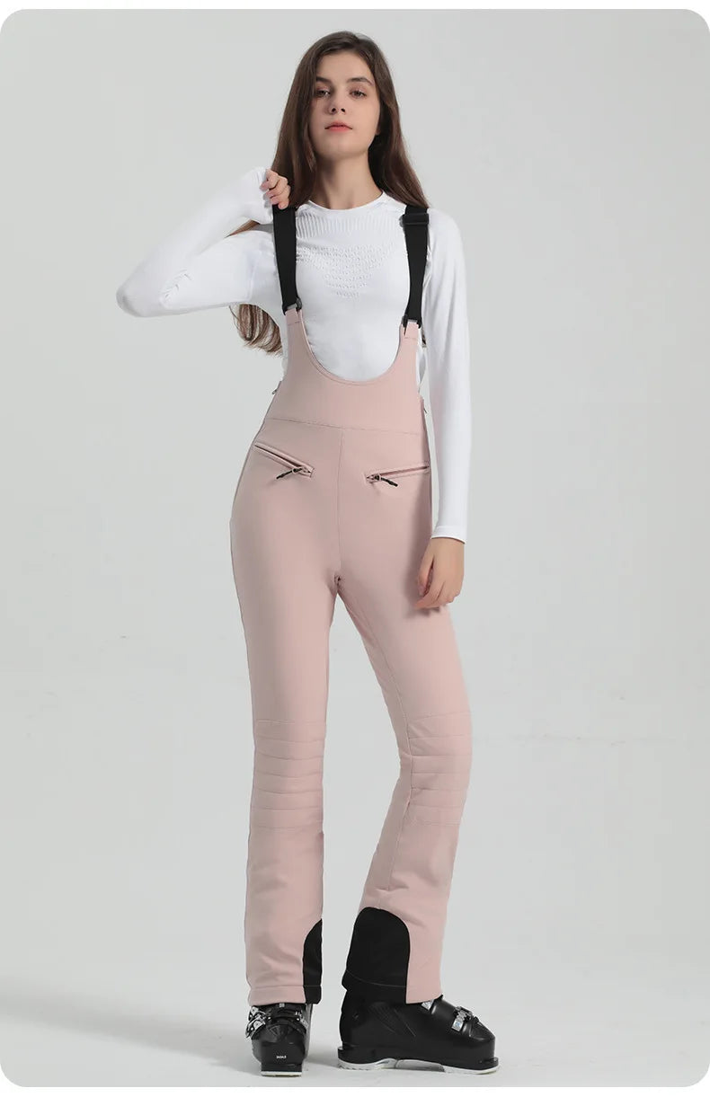 GSOU SNOW Women's Skiing Pants Warm Outdoor Sport Working Clothes Waterproof Snow Elasticity Trousers Winter Snow Snowboard Pant