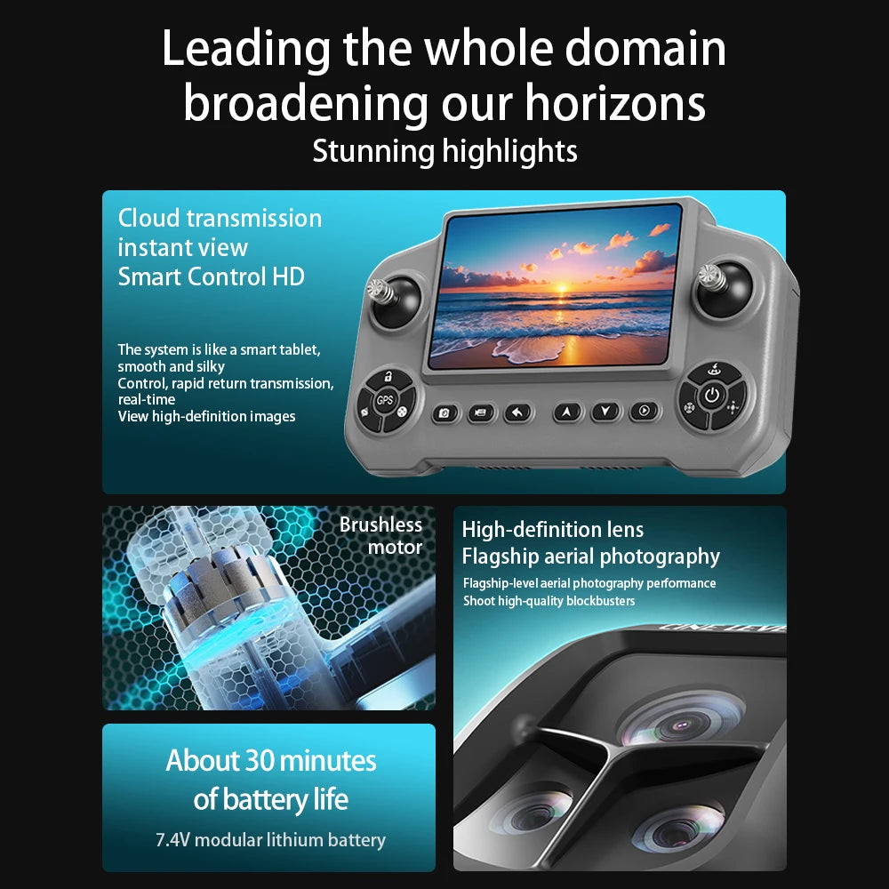 A1R 3S Original 8K Drone 4K Professional 5G GPS 360° Laser obstacle avoidance Brushless Foldable Quadcopter RC Distance 3KM Dron