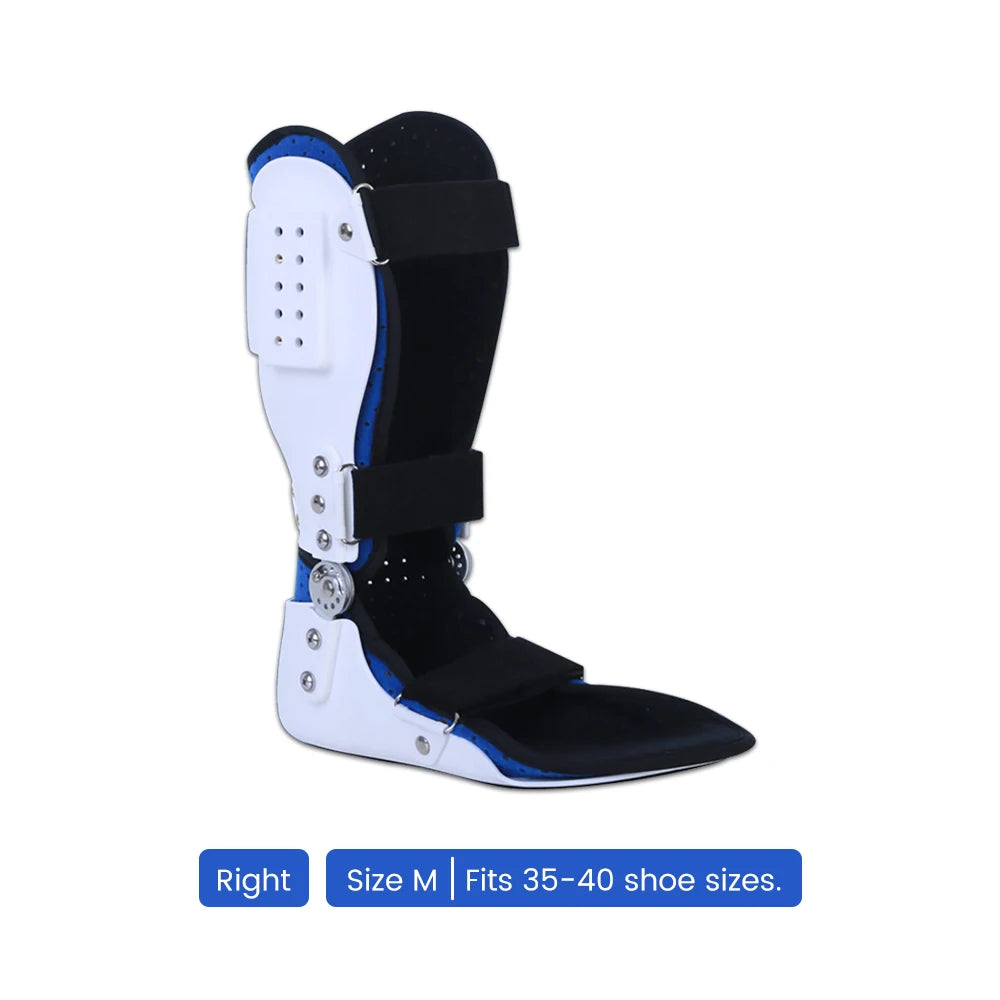 Adjustable Ankle Brace Foot Drop Corrector Ankle Joint Fixation Varus Valgus Calf Fracture Fixer Breathable Leg Feet Support