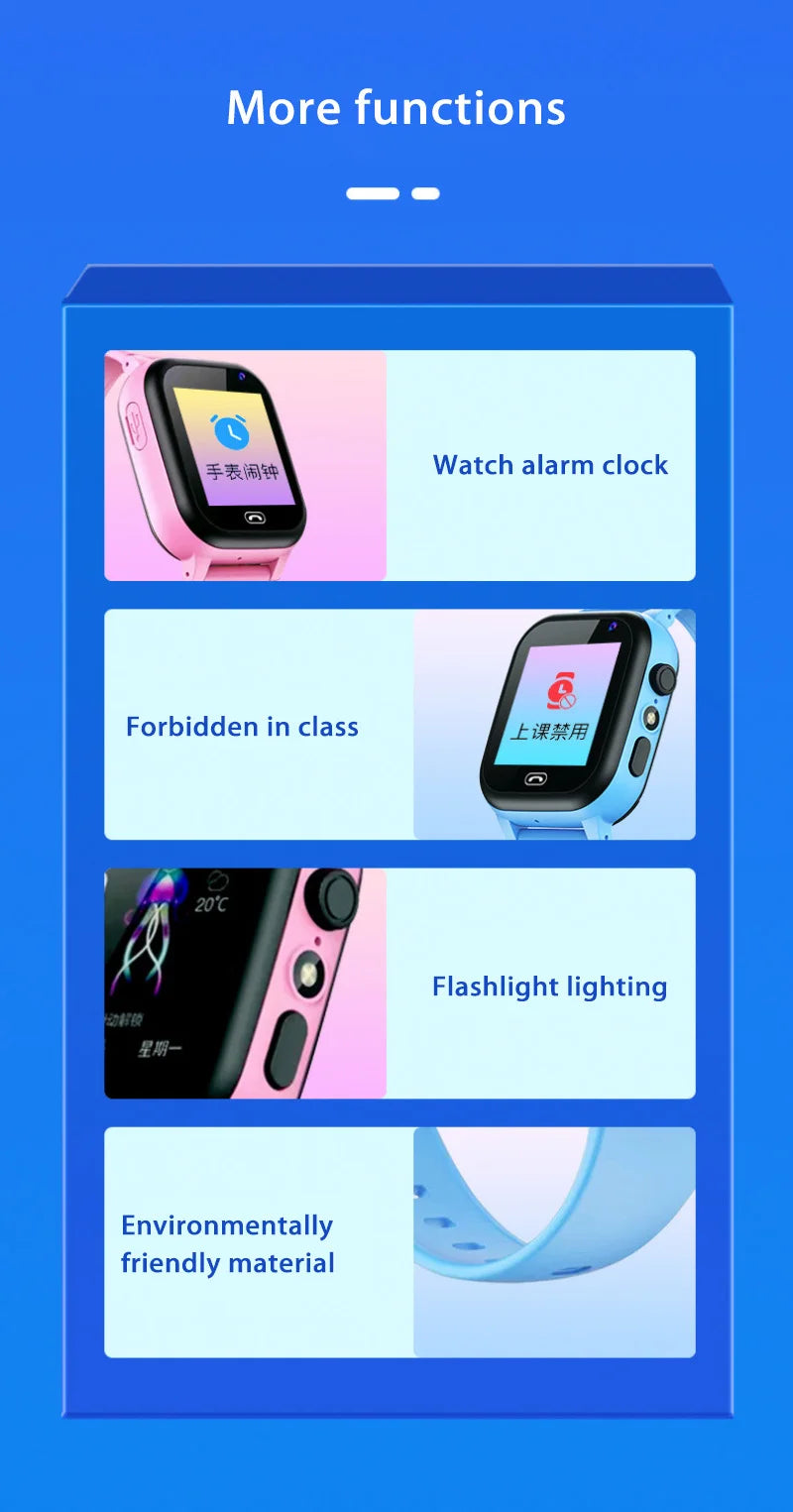 Xiaomi Kids Smart Watch 5G Multifunctional Waterproof IP57 SOS GPS Camera Call Sim Card Child Gifts Sport Watches Tracker 2026