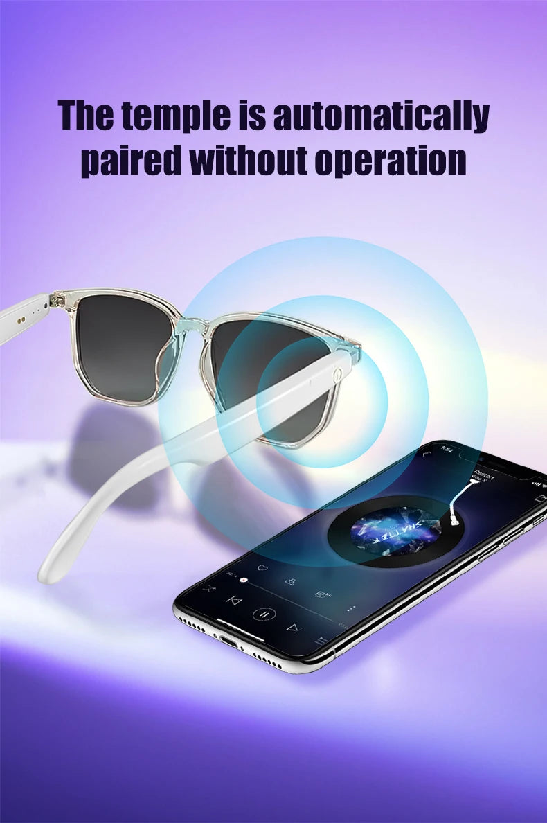GS03 Upgrade Smart Glasses With Camera Video Recording AI Photo Recognition Bluetooth Call Translation Voice Assistant Glasses