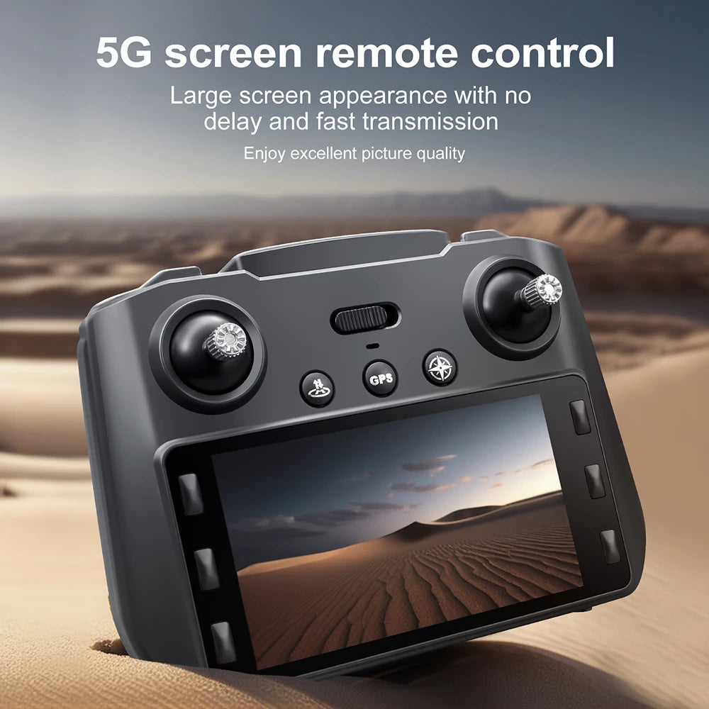 S159 GPS Drone Professional 360° Obstacle Avoidance Brushless 8K HD Dual Camera With Screen 5G WIFI FPV Dron Foldable Quadcopter