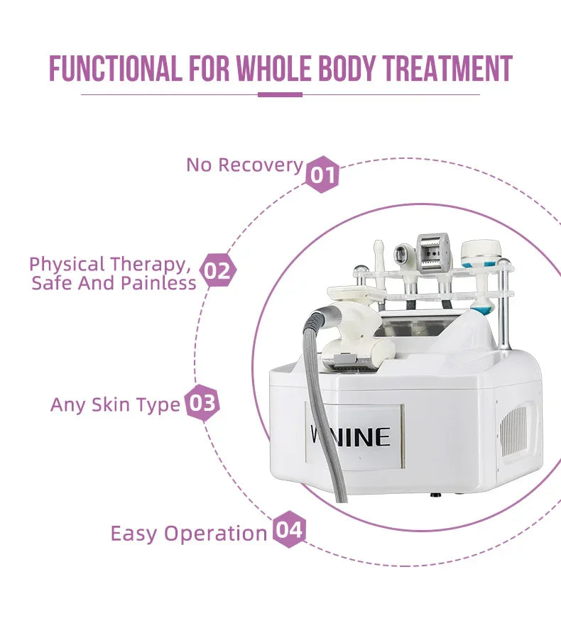 V9 Multi functional Body Sculpting Vacuum Cellulite Massager Body Slimming fat freezing machine Weight Loss Cavitation for spa