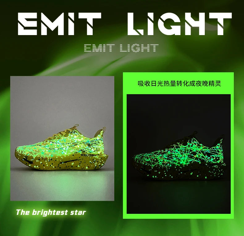 Marathon Carbon Plate Air Cushion Men Sports Running Shoes Breathable Lightweight Women's Comfortable Athletic Nonskid Sneakers