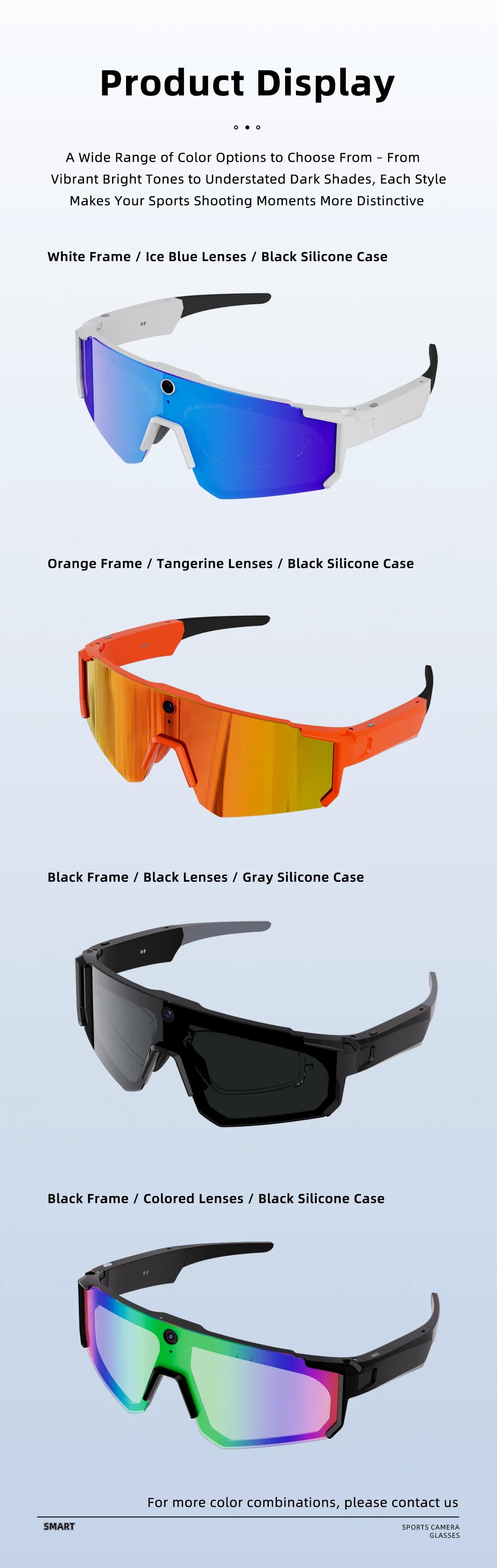 4K Polarized Sunglasses AI Smart HD 800W Camera Bluetooth Call Translation For Men Cycling Anti Glare Driving UV400 IP54 Goggles