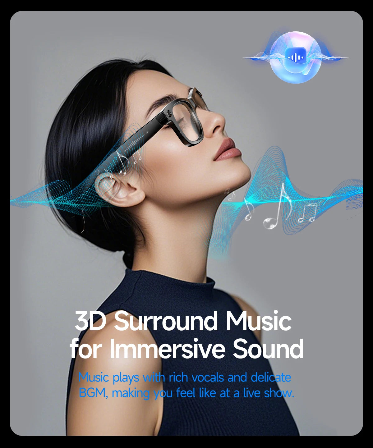 Tavyu Smart Glasses HD 8K Photochromic Lens Bluetooth Call WIFI Transmission Music Translate Video Recording Camera Glasses Men