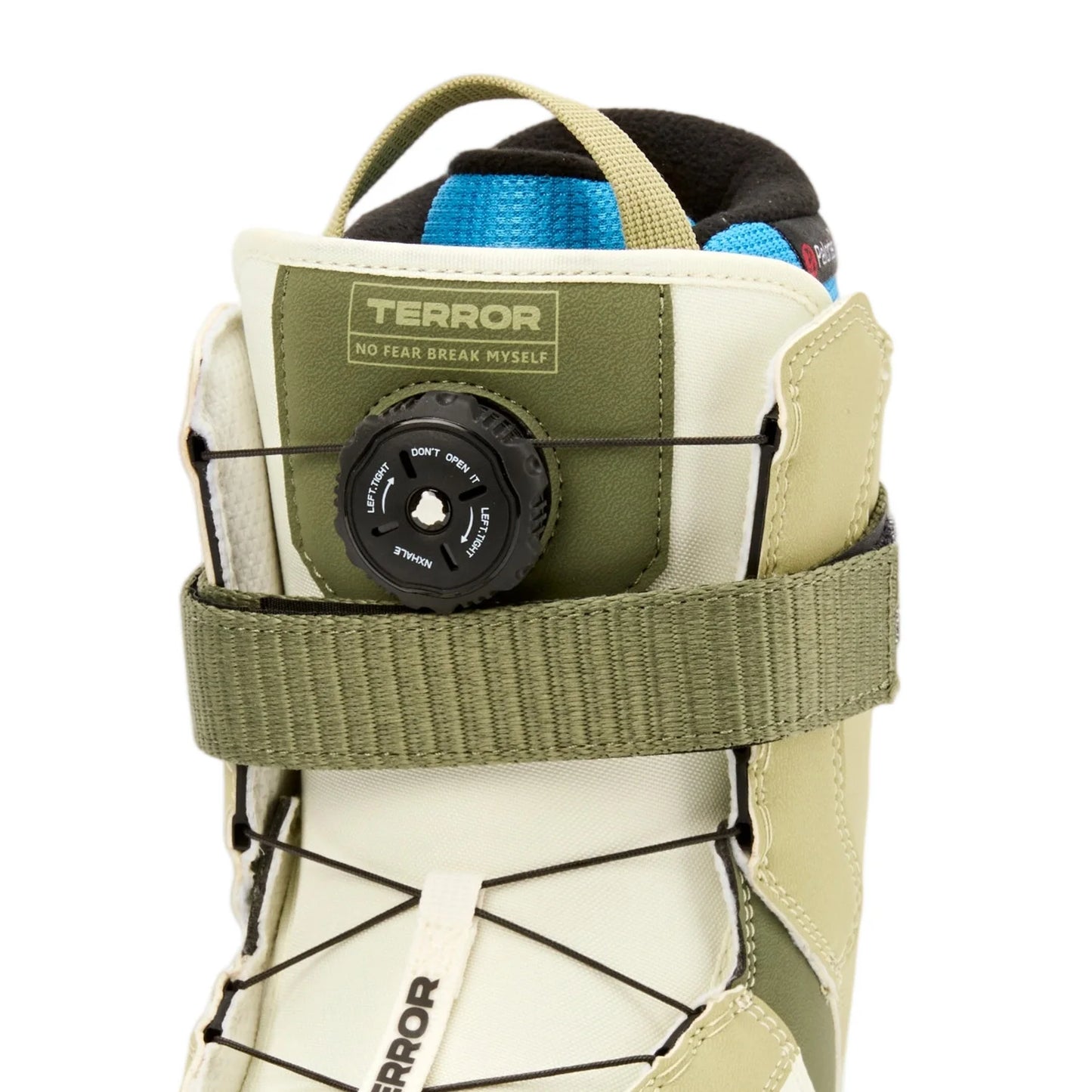 TERROR Snowboard Boot ,NX Dial Knob Lacing Systems and Hook and Loop Straps,Middle Flex,Breathable and Warm Liners - 2025