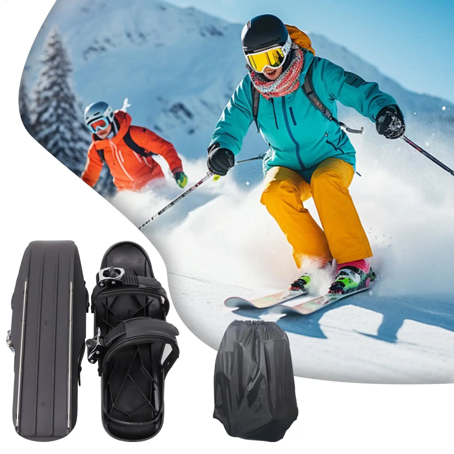 Winter Ski Boots Breathable Snow Boots Ice Skating Shoes for Beginners Adults Cold Weather Outdoor Sports Snowboarding Gear