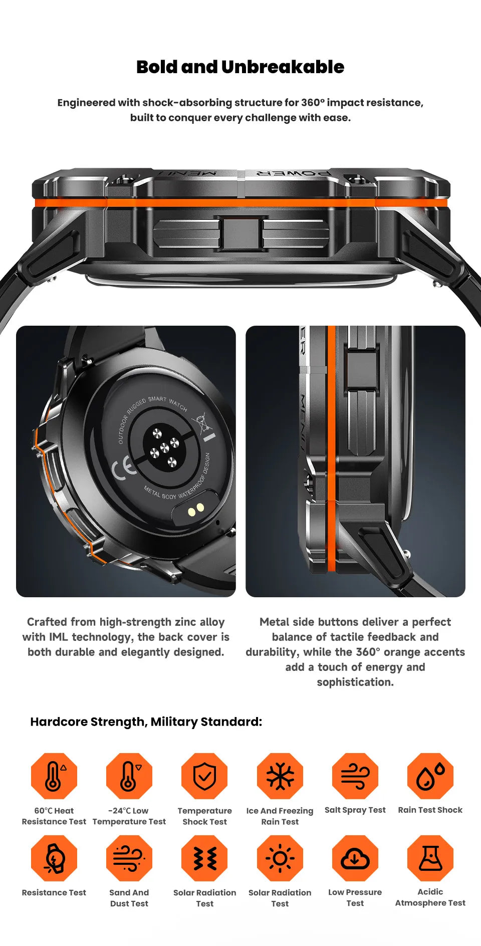New TANK X3 1000mAh Large Battery Durable Adult Smart Watch GPS Compass Altimeter 5ATM Waterproof BT Call Sports Smartwatch Men