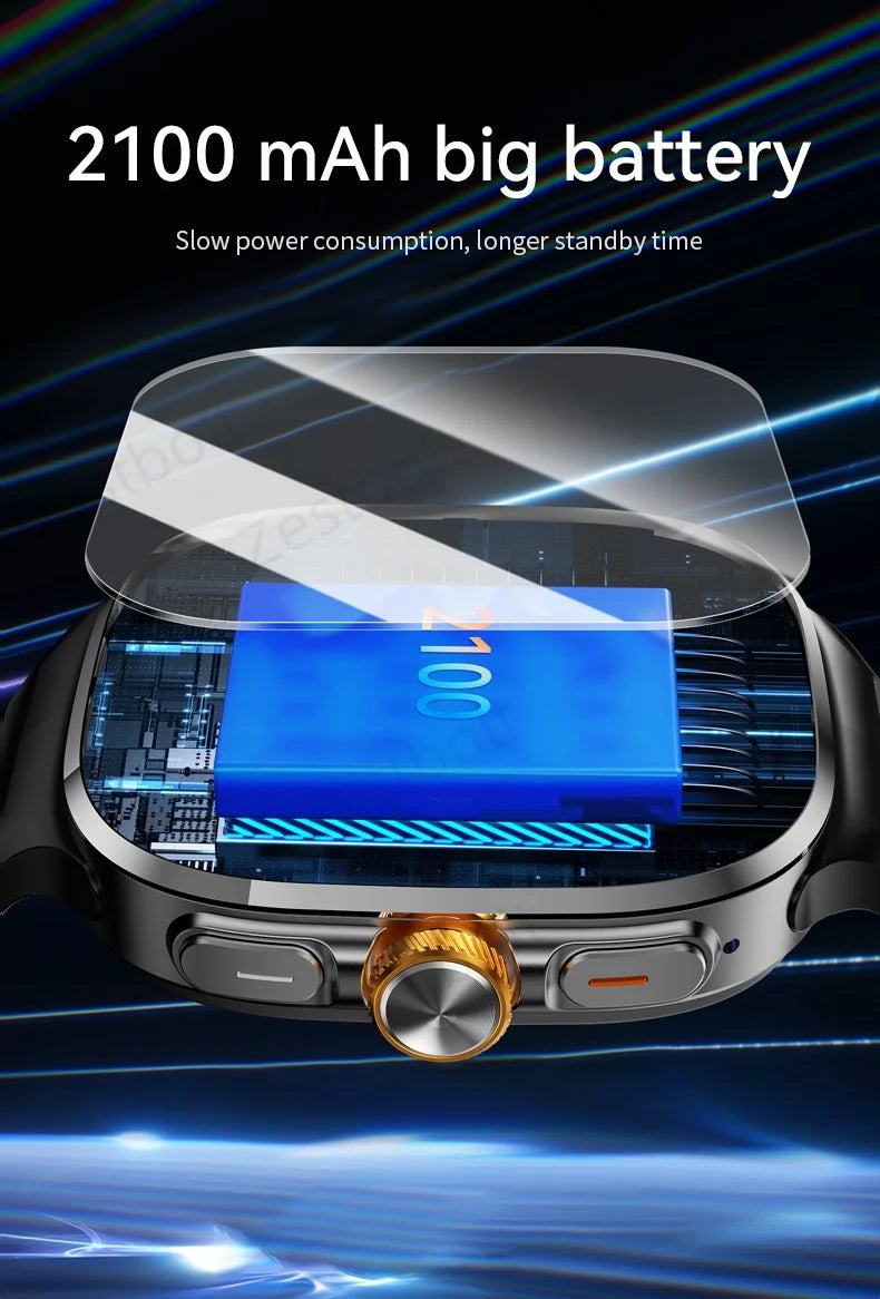 Original M99 Smartwatch 2.4 inch Amoled Screen insert 4G/5G Sim Card GPS WIFI 190° Rotating Camera Game Android 10.0 Smart Watch