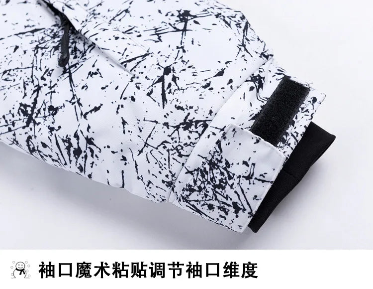 -30 Degrees Winter Thermal Warm Ski Jacket Women Waterproof Windproof Snowboard Coat Snow Costumes Female Skiing Suit 10 Colors