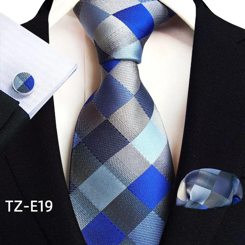 Luxury Men Tie Gold Paisley Necktie Set For Man Brand Business Daily Wear Gift Fit Wedding Workplace Suit Accessories Wholesale