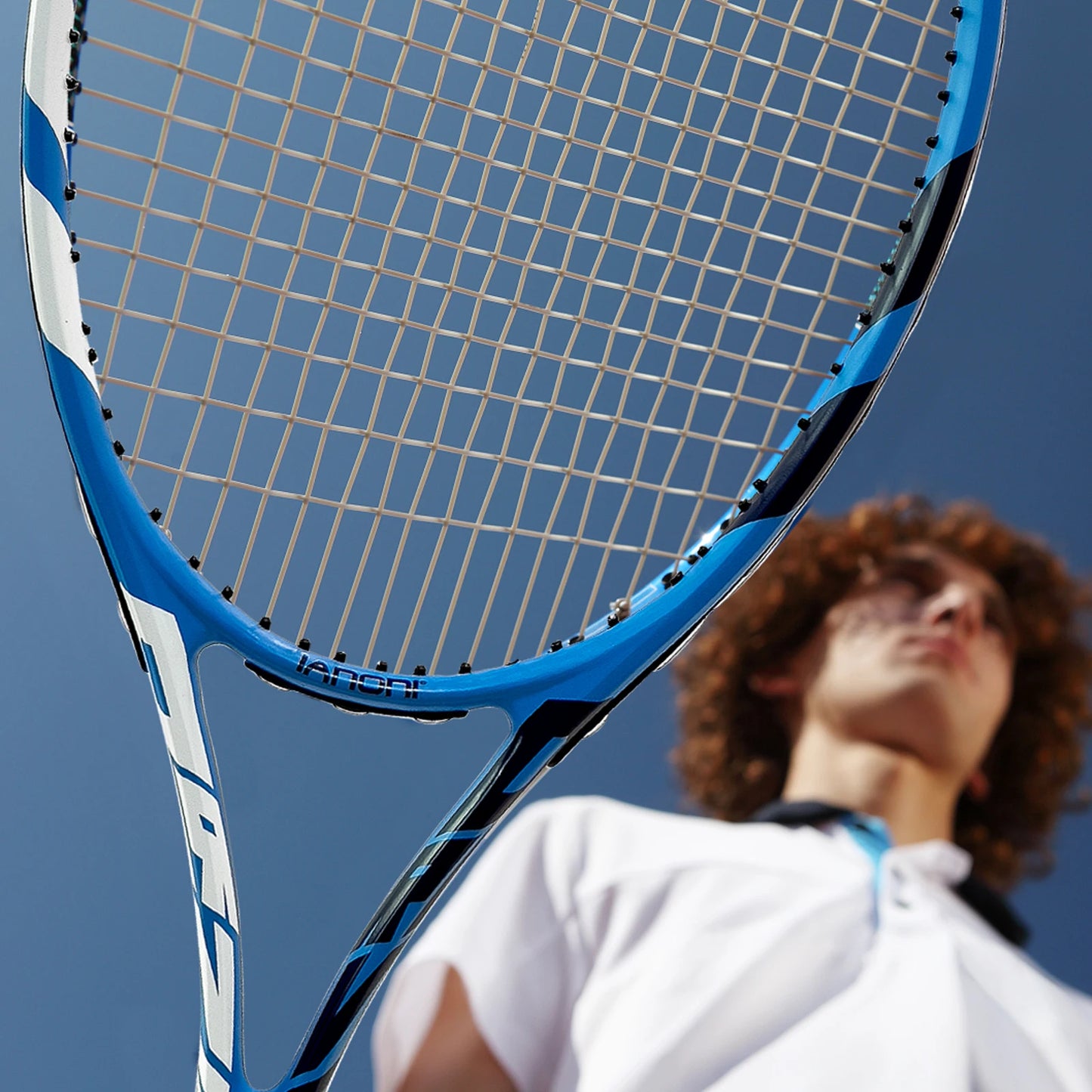Tennis Rackets for Adults, Pre-Strung 27 Inch Tennis Racquets-2 Player Tennis Racket Set with 3 Balls,2 Grips, 2 Vibration Dampe