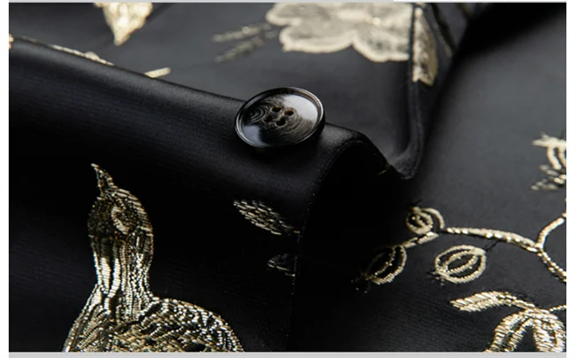New Men Fashion Trend Wedding Party Jacquard Suit Jacket Single-breasted Slim Blazer Singer Host Stage Performance Dress Coats