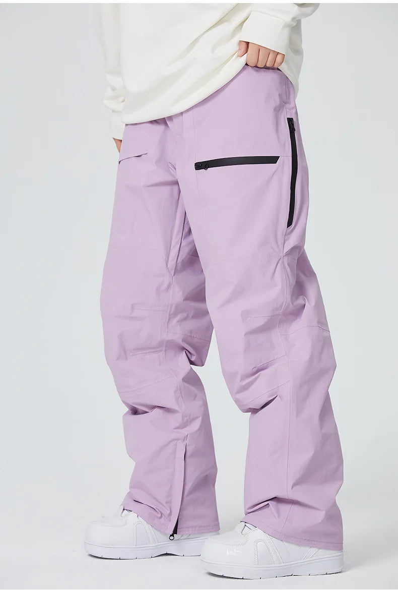 SEARIPE Premium Full-Tape Seam Ski Pants for Men & Women - Waterproof Windproof Insulated Snowboard Pants with Thermal Lining
