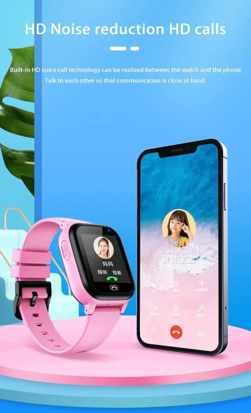 OPPO 5G Smart Watch Kids GPS WIFI Video Call SOS APP Download Child Smartwatch Camera Monitor Tracker Location Phone Watch