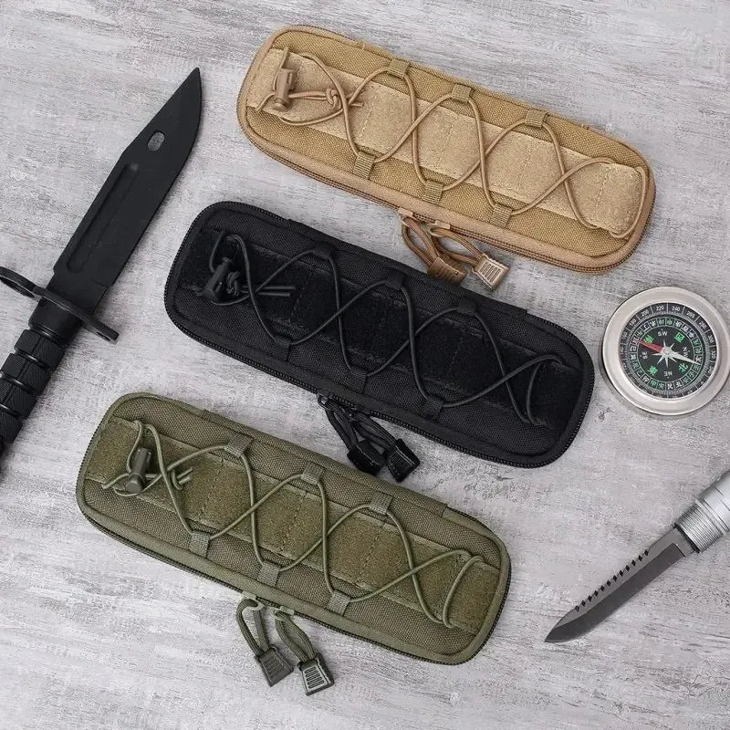 Tactical Molle Knife Pouch EDC Tool Knives Holder Hunting Accessories Outdoor Sports Hiking Camping Hunting Flashlight Holster